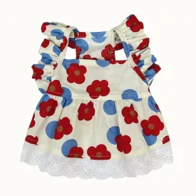 Flower Print Style Pet Dress