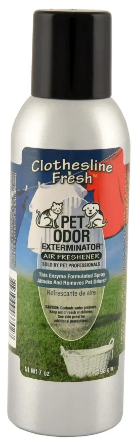 Pet Odor Exterminator Air Freshener, Clothesline Fresh, 7oz